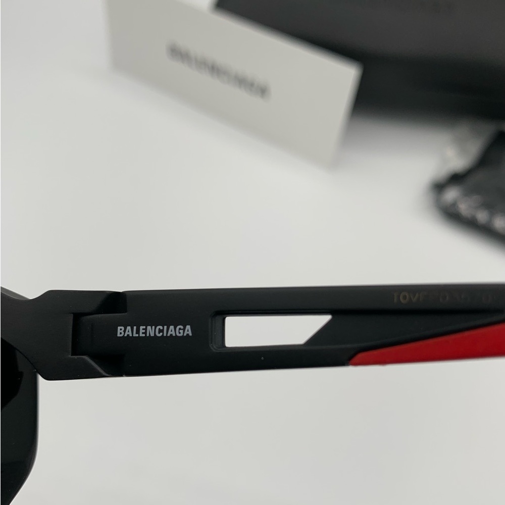 Balenciaga Havana Oval Hybrid Sunglasses (NIB) - Picture 3 of 7